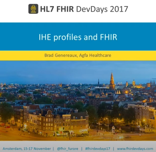 IHE Profiles and FHIR (2017)